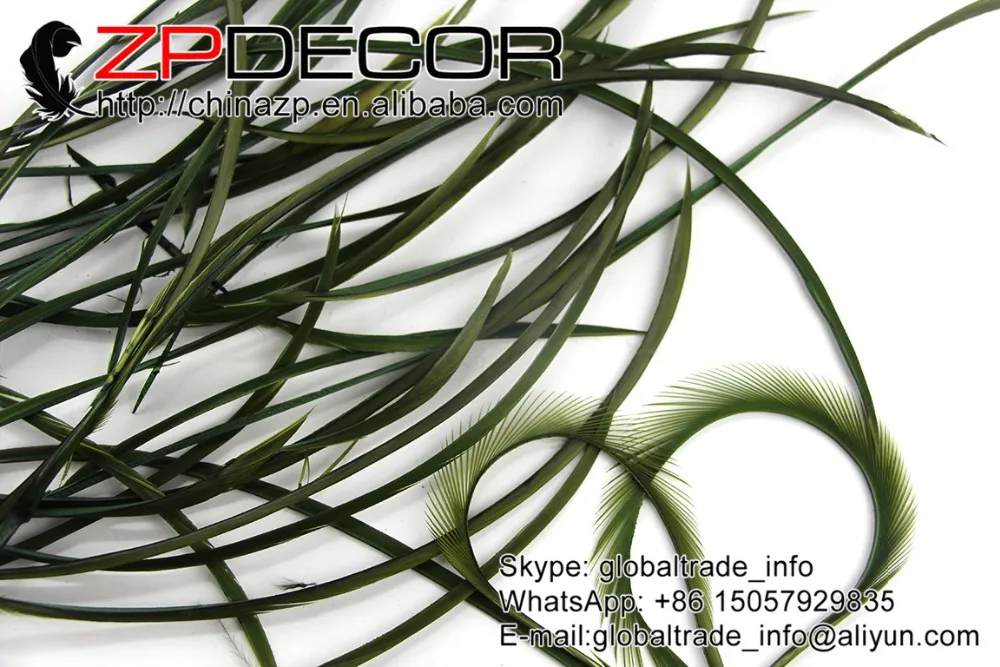 ZPDECOR 100 шт./лот 20 25 см (8 10 дюймов) ручная работа Премиум оливковая окрашенная