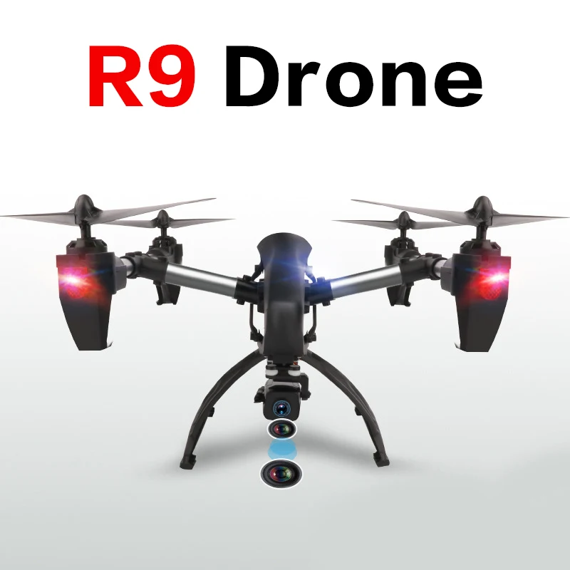 

R9 drone with camera 2.4GHz FPV 30W and 200W Pixels Wide Angle Camera Drone Packet 4 Channel 6-Axis WIFI Height Hold Aircraft