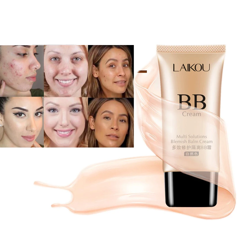 

Make Up BB Cream Moisturizing Whitening Oil Control BBCream Nude Matte Concealer Base Makeup High Coverage Foundation Cosmetics