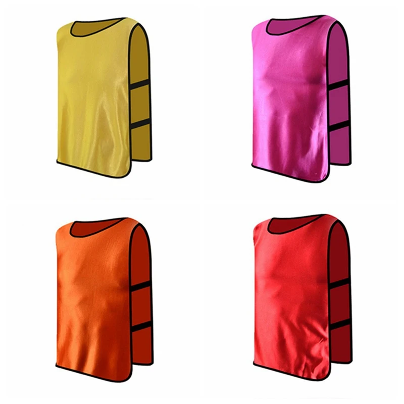 Children Kid adult Team Sports Soccer Football Training Kits Jerseys Train Bib Vest