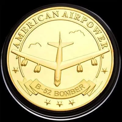U.S B-52 Bomber 24KT GP Challenge Coin 196 |