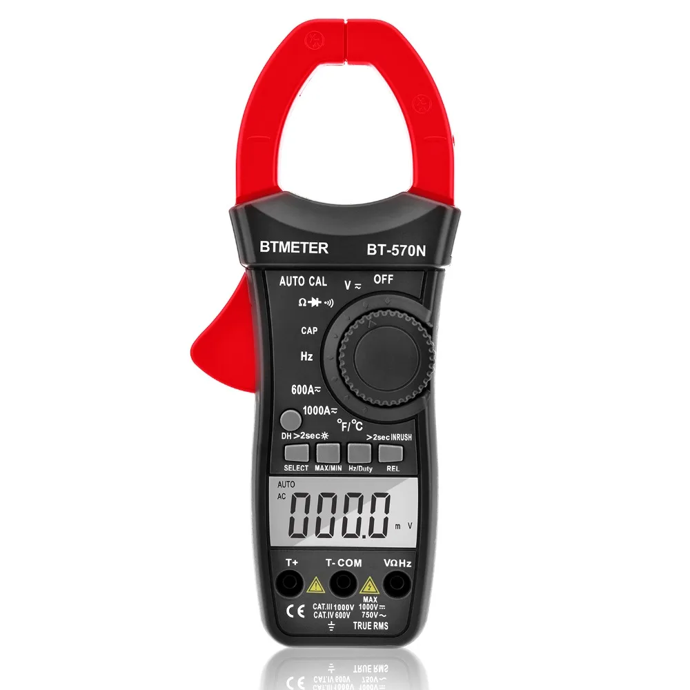 BTMETER Clamp Multimeter BT 570N Auto Range AC DC Clamp meter 6000 Counts