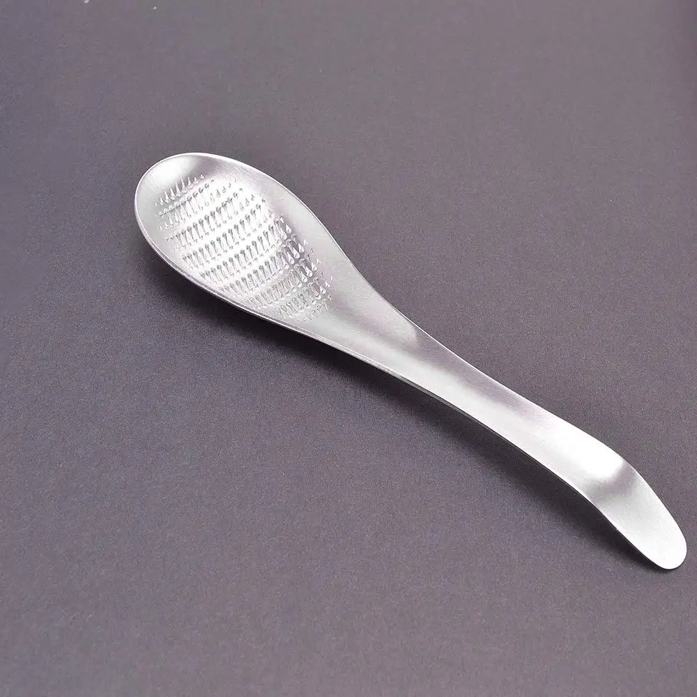 

Stainless Steel Lemon Zester Mixer Ginger Grater Wasabi Garlic Grinding Tools Cheese Grater Mixing Spoon QJS Shop
