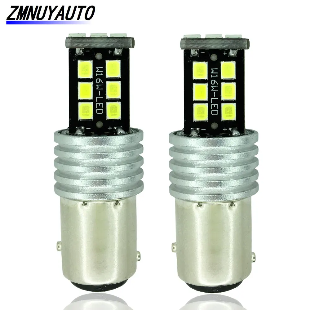 

2x Signal Lamp P21/5W LED Canbus 1157 BAY15D Led Bulb Error Free Auto DRL Stop Reverse Brake Light White Red Amber Yellow 12V