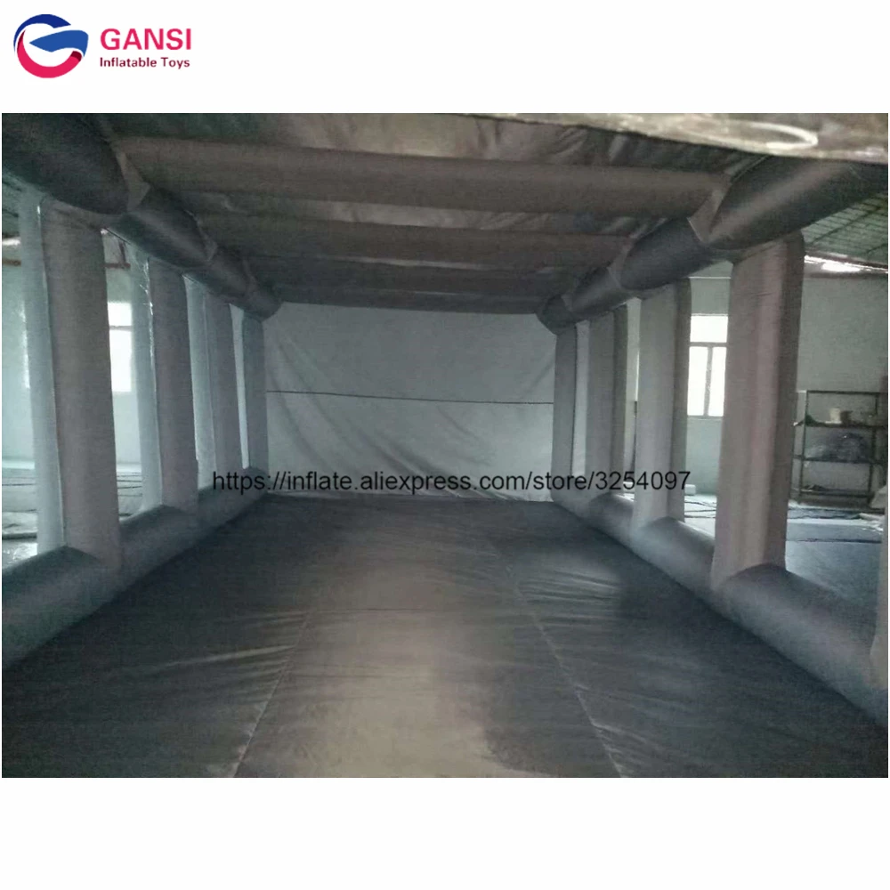  High quality durable inflatable spray paint booth 10m giant inflatable spray booth tent for car