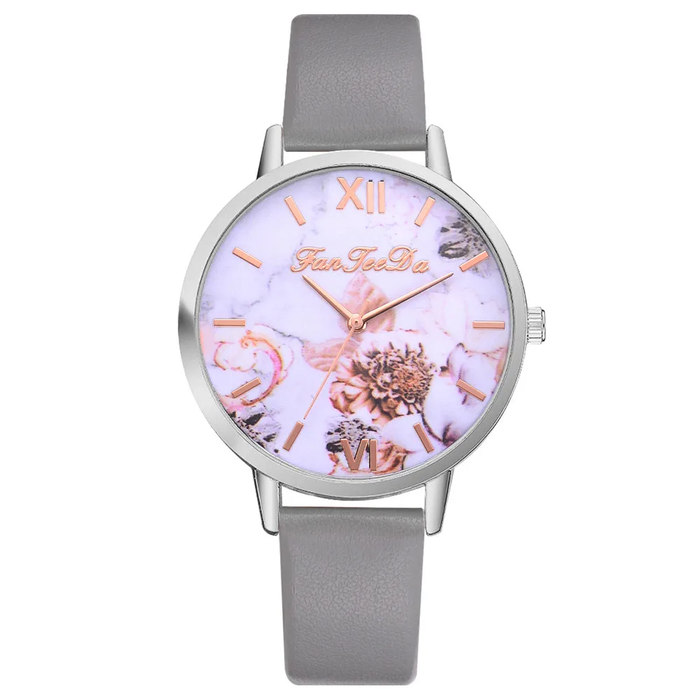 Aliexpress.com : Buy Women Watch Flowers Pattern Fashion Quartz Watches ...