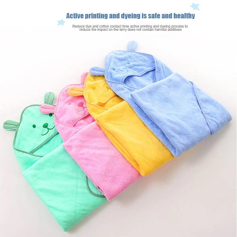 Baby Hooded Bath Towel with Big Ears Soft Thick Cotton Bath Suit for Girls and Boys Infants Good