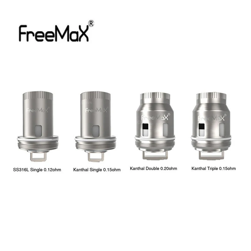 

Original Freemax Mesh Pro Tank Coil Single 0.15ohm/Double 0.2ohm/Triple 0.15ohm/Quad 0.15ohm Coils Head E Cigarettes Vaporizer