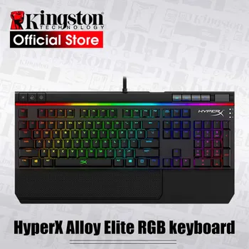 

Kingston HyperX Alloy Elite Elite Edition E-sports game mechanical keyboard Green axis red axis tea axis USB wired RGB backlight