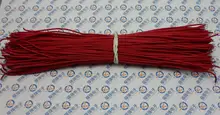 1007 GB 26 # line Aberdeen PVC electronic wire cable length 20CM 1 10 red double — headed tinned