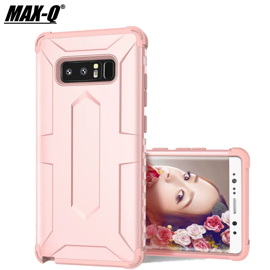 

MAX-Q For Samsung Galaxy Note 8 Case Silicone + PC Luxury Mobile Phone Cover Coque For Samsung Note 8 Case Back Cover
