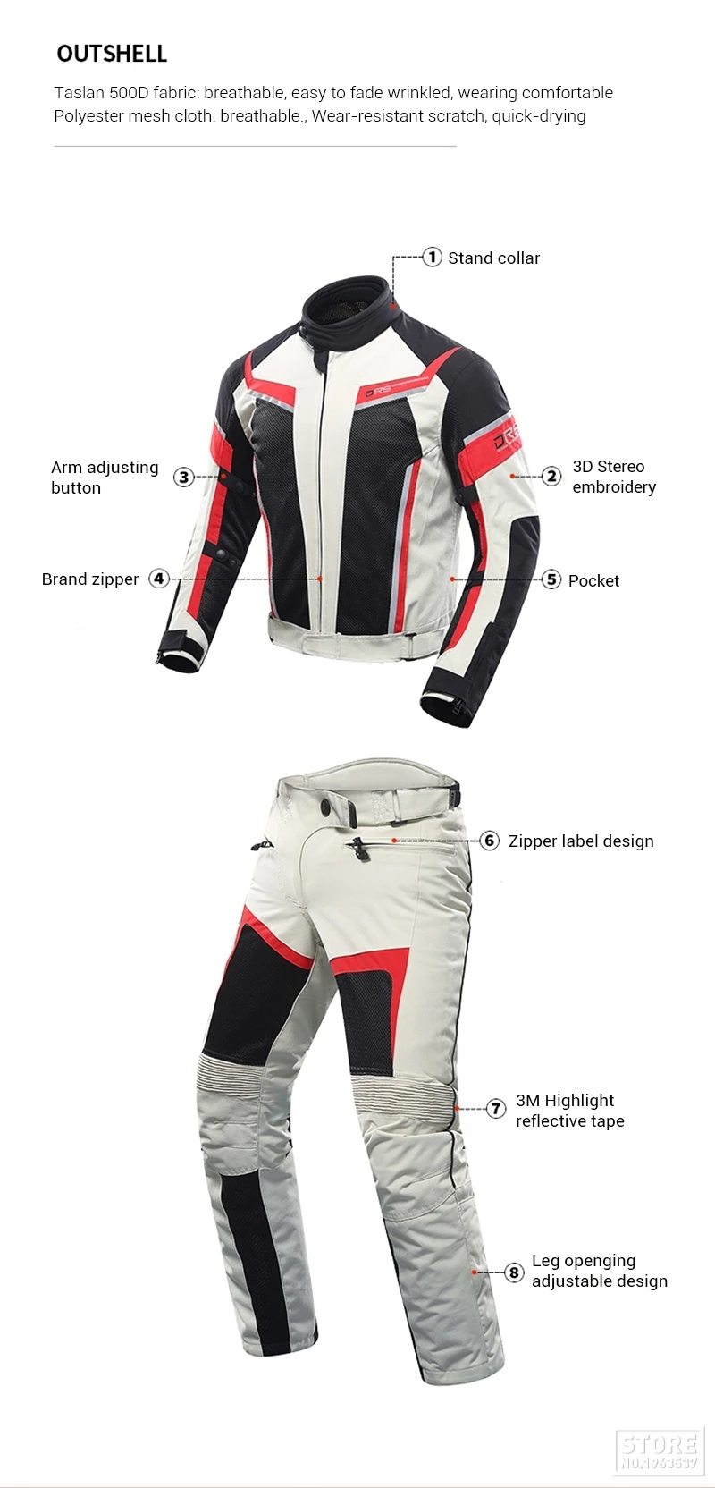 DUHAN, летняя мужская мотоциклетная куртка, куртка для мотокросса, куртка для мотогонок, дышащая сетчатая мотоциклетная куртка, защитное снаряжение
