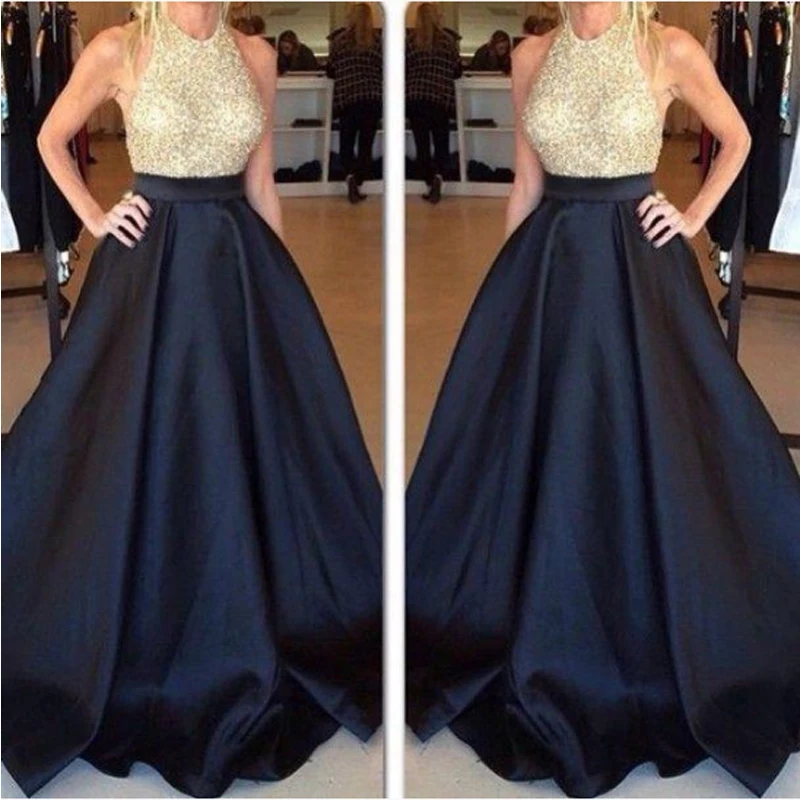 High Waist Long Prom Skirt Custom Made 