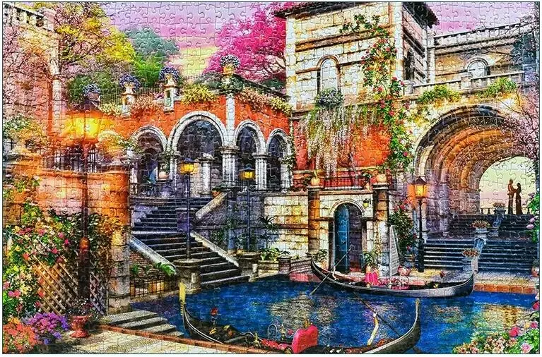 jigsaw puzzles 1000 pieces Paper landscape puzzles toys for adults children kids games educational Toys