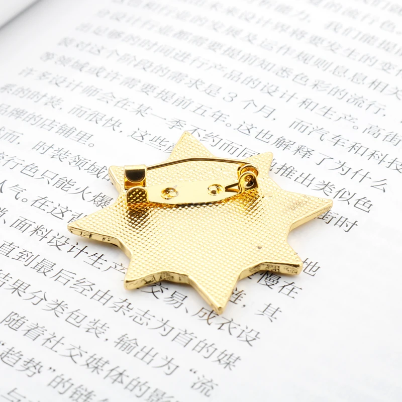 Hearthstone Star Badge Броши для мужчин и женщин Pins Accessories Hot Card Game эмаль золотого тона герои