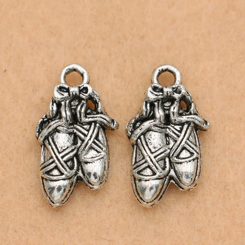 KJjewel Тибетский посеребренный Шарм для обуви Подвески изготовления ювелирных