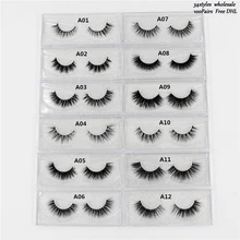 Mink Eyelashes cruelty free 3D Mink Lashes Thick HandMade Full Strip Lashes Cruelty Free Korean Mink Lashes 13 Style mink Lashes mink keer серый 5xl