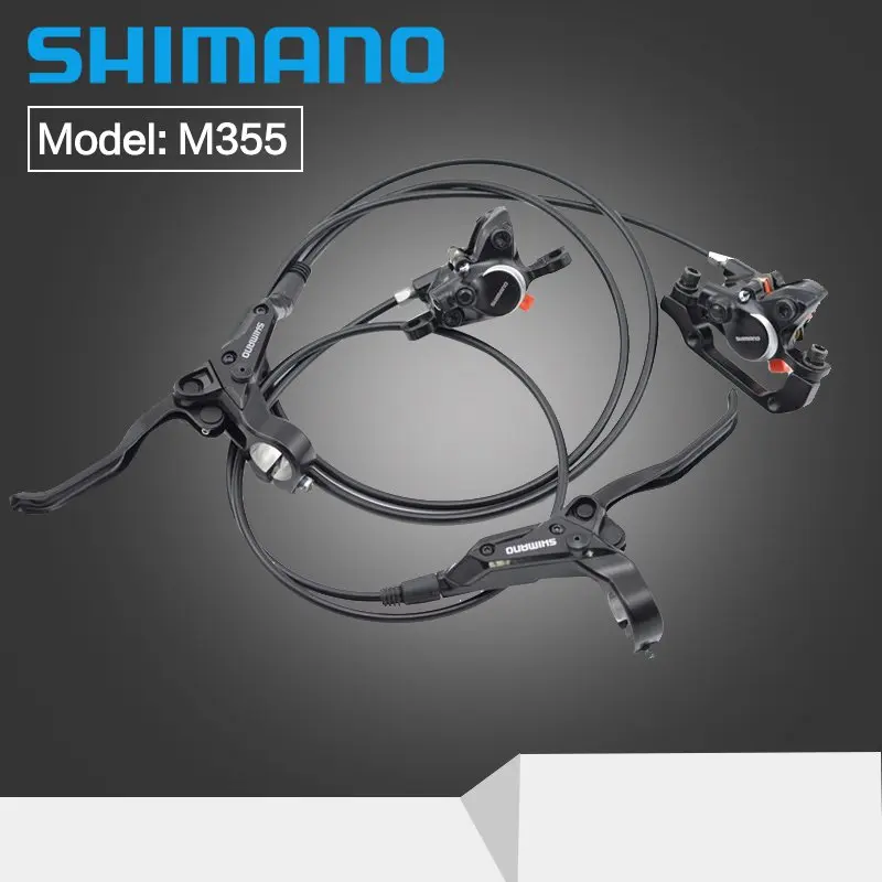 Гидравлический дисковый тормоз SHIMANO M355 суппорты для горного велосипеда левые и
