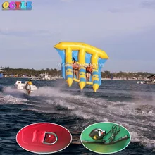 OCYLE воздуха+ 1 шт воздушный насос, 6 человек/мест надувная Летающая вода банан лодка, надувная летающая рыба/flyfish морские игры