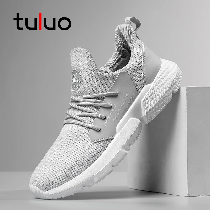 TULUO новая пара спортивная обувь для мужчин женские летние с сеткой дышащий Легкий Нескользящие кроссовки для ходьбы и бега мужские