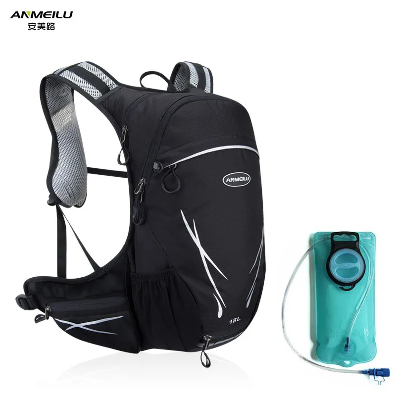 ANMEILU 18L Велоспорт мотоциклетная сумка для велосипеда рюкзак гидратационный рюкзак Сверхлегкий горный велосипедный рюкзак с 2L сумка для воды - Название цвета: 1