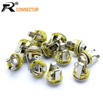 

4PCS 3.5 MINI Jack 3 Pole Earphone 3.5mm 1/8" Stereo Chassis Socket Jack Female Panel Mount Solder Connector