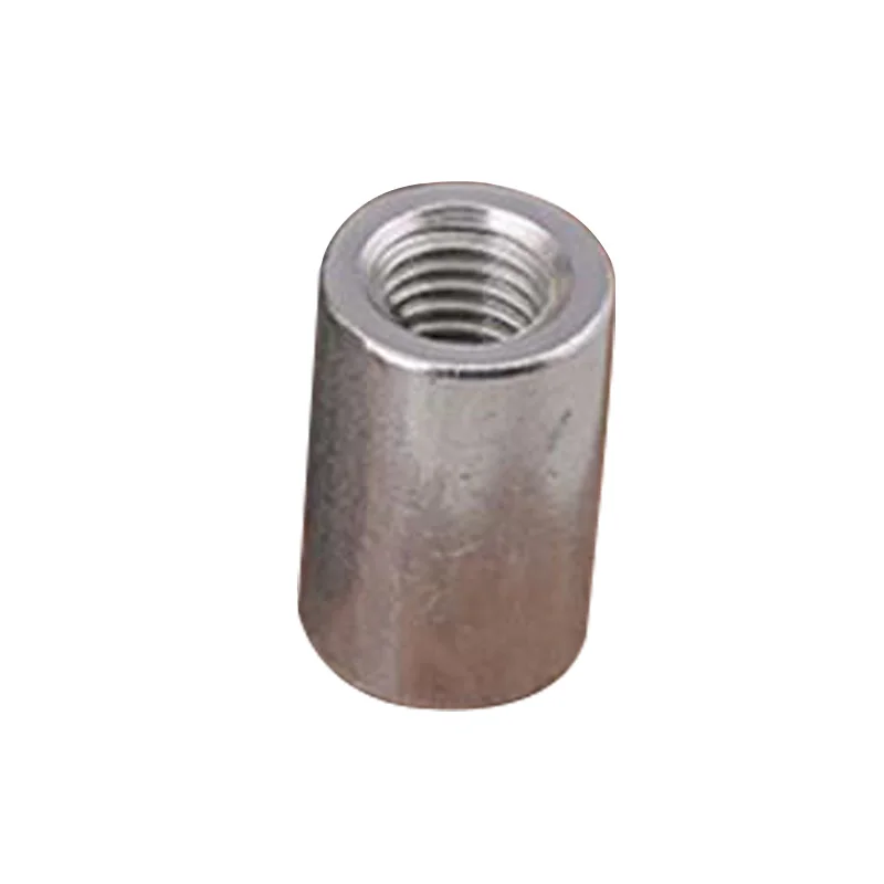 New ROUND Coupling Nuts M5 M6 Thick Rod Connection Silver Nut Stainless