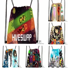 Custom Homestuck.full. Drawstring Backpack Bag Cute Daypack Kids Satchel (Black Back) 31x40cm#180531-04-27