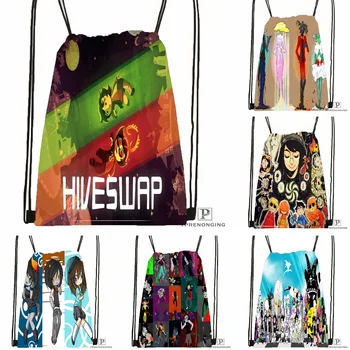 

Custom Homestuck.full. Drawstring Backpack Bag Cute Daypack Kids Satchel (Black Back) 31x40cm#180531-04-27