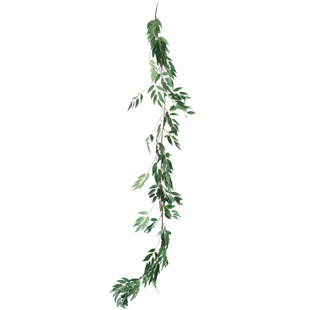 

1.8m Artificial Leaf Garland Plants Vine Fake Foliage Flowers for Home Garden Decoration Simulated Green Plant