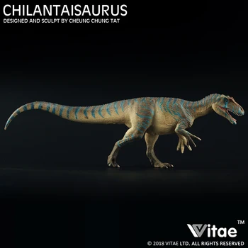

2018 Vitae Jurassic dinosaur animal model Chilantaisaurus tashuikouensis ankylosaurus 1:35 Endemic to China