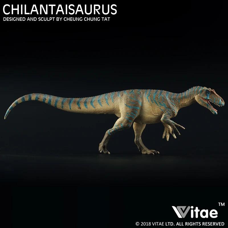 2018 жизненная модель динозавра Юрского периода животного Chilantaisaurus Tashuikouensis
