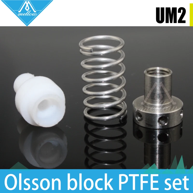 DIY 3D printer Ultimaker 2 + UM2 Extended+ Olsson block interchangeable nozzle PTFE kit for 1.75/3mm filament