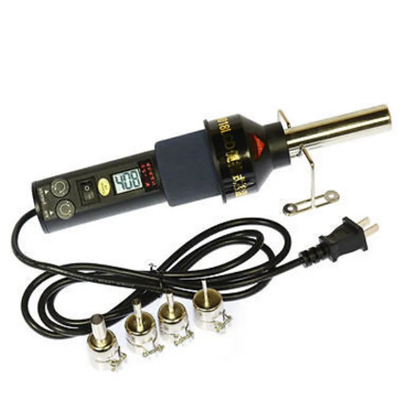 

110v or 220v 450Celsius 200W LCD Soldering station Hot air gun ICs SMD Desolder For BGA tip High quality NE