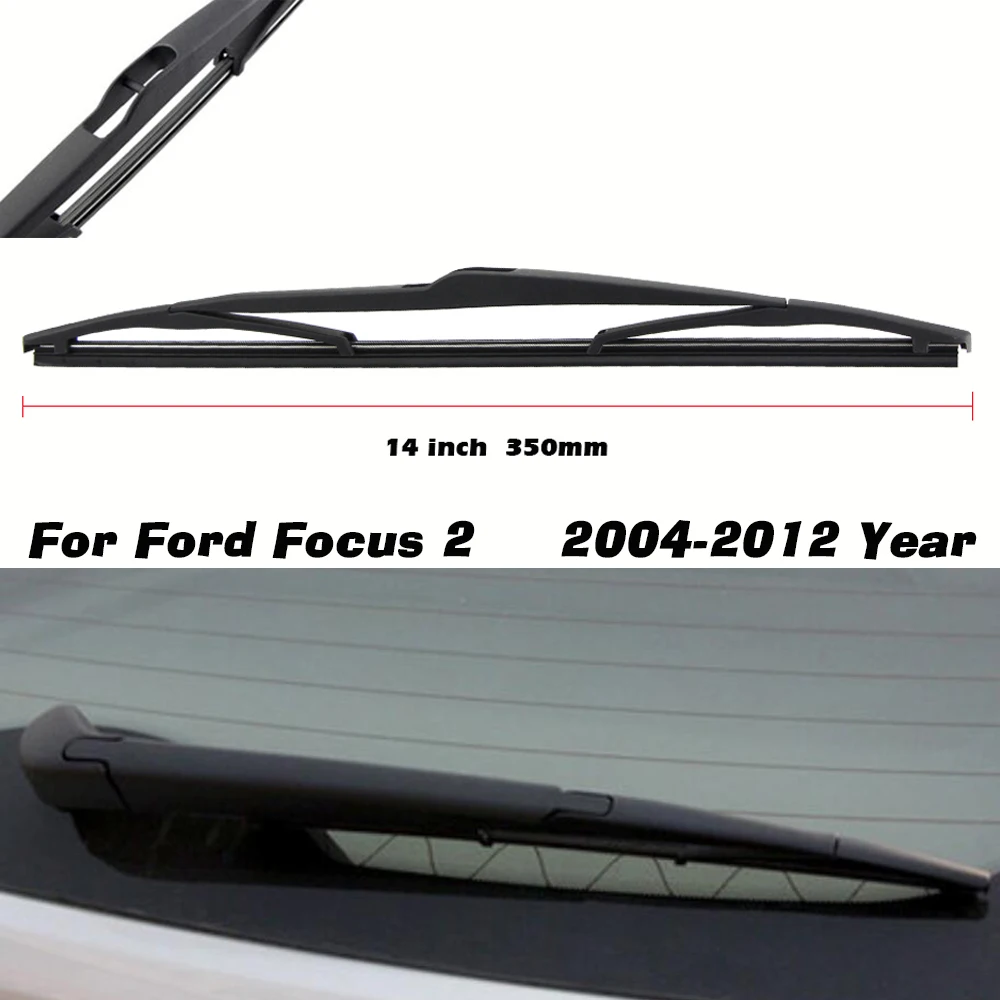 Щетка заднего стеклоочистителя автомобиля для Ford Focus 2 MK2 2004-2011 для Ford Focus 3 MK3 2012- авто лобовое стекло ветровое стекло заднего стекла лезвия
