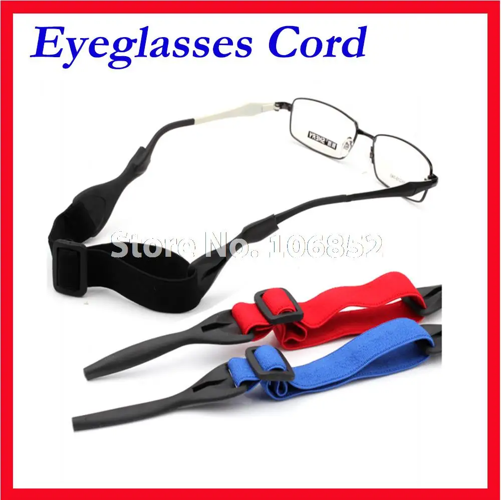 

BC3007 Retail Anti Slip Sport Adjustable Sunglasses Reading Glasses Eyeglasses cord chain holder String 4 Colors