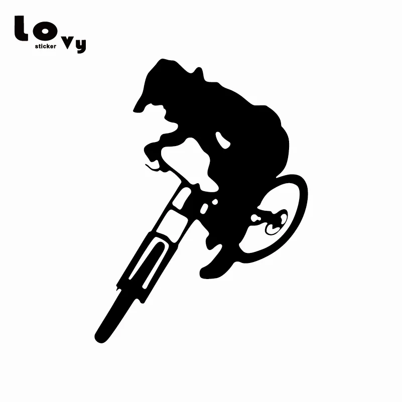 

Downhill Trails Mountain Bike Styling Vinyl Car Sticker/Decal for Car Window Door Body Decoration CA0302