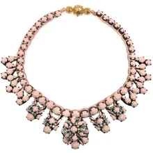 JShine clásico marca de lujo collares y colgante declaración collar Rosa flor gargantilla collar mujeres fiesta joyería Bijoux(China)