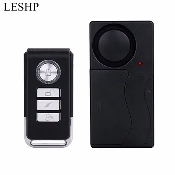 

LESHP 433MHZ Wireless Remote Control Vibration Alarm Sensor Door Window Home House Security Sensor Detector 105dB Easy Use