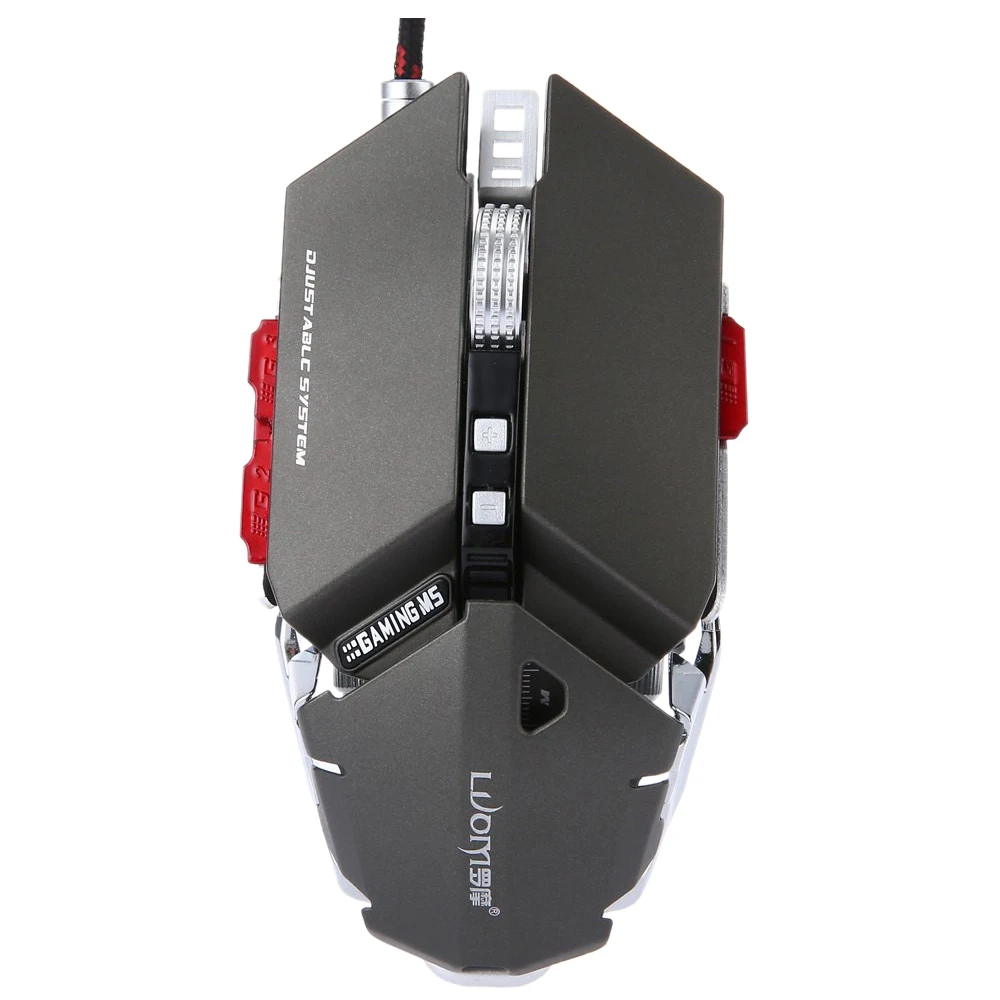 LUOM G50 Проводная программируемая 10 кнопок 4000 dpi профессиональная оптическая Механическая эргономичная игровая мышь