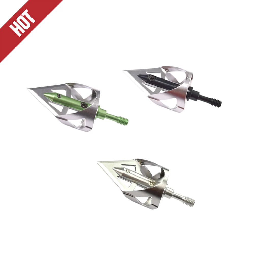 

100 Grain Broadhead Arrow Head Shooting Beast Point Tip for Carbon Arrow Bolt Archery Outdoor Archery Accessories Free Shipping