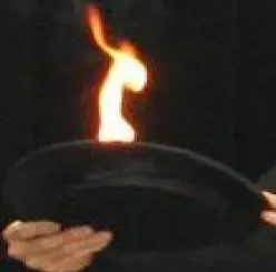 

Ignition device for Fire Hat - Magic accessory, stage magic illusions comedy, novelties party/jokes, close up,fire magic
