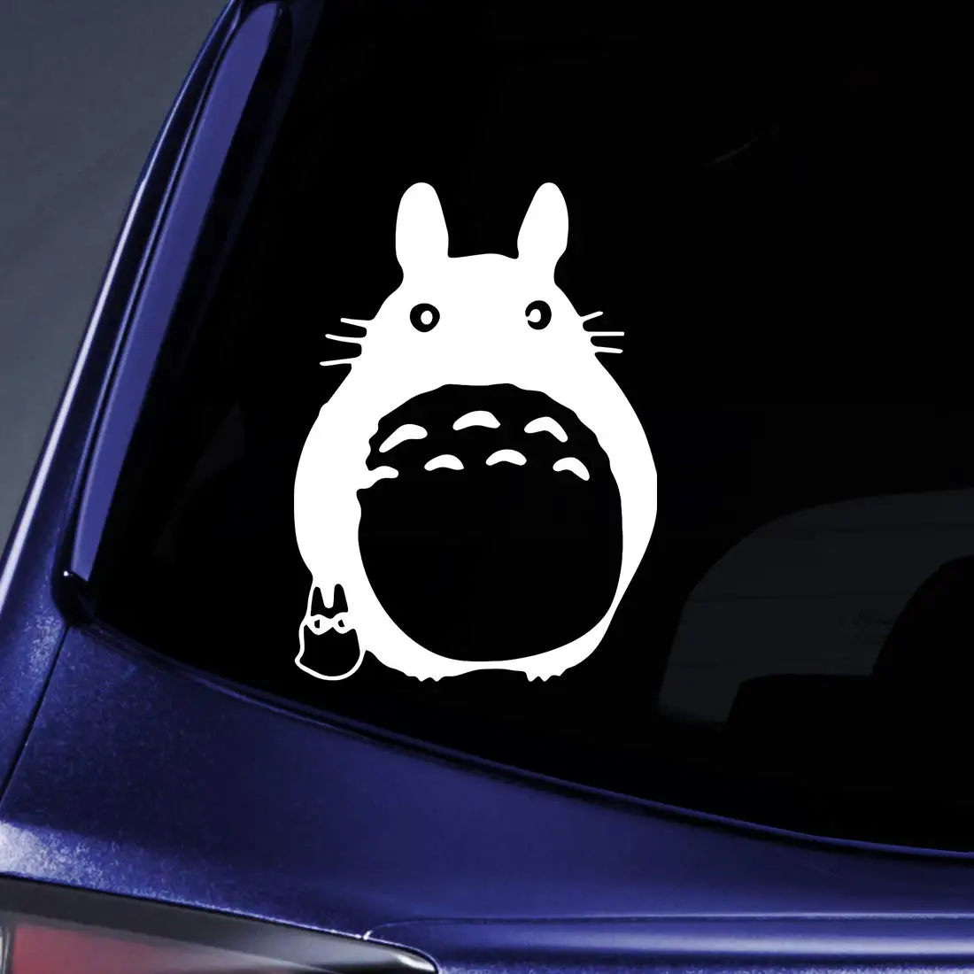 

Bargain Max Decals - Totoro Ghibli Lapuita JDM Anime Sticker Decal Notebook Car Laptop 5" (White)