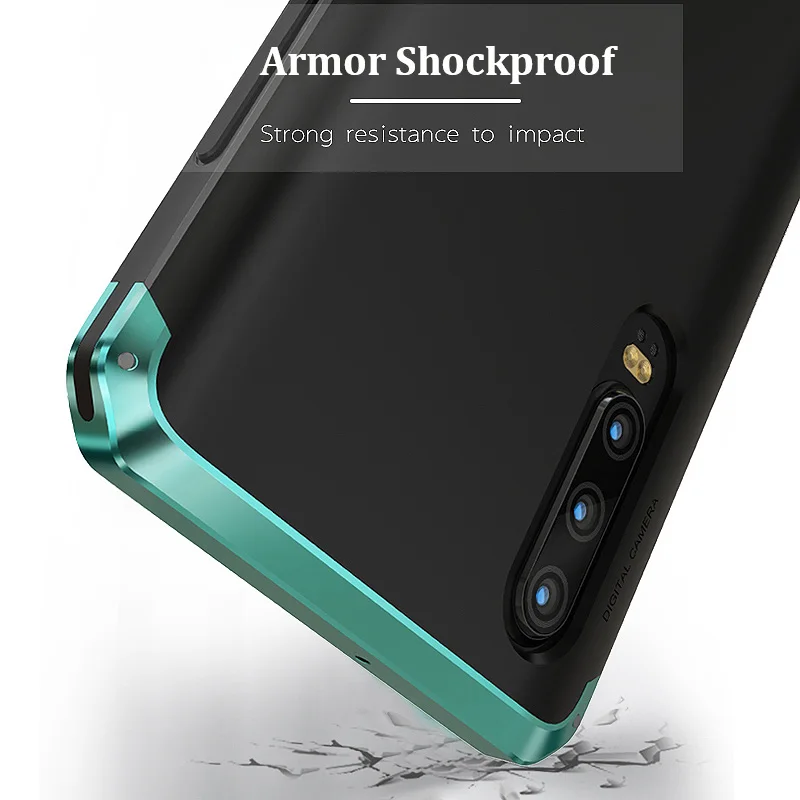 For Huawei P30 Pro Case Hard TPU Luxury Armor Shockproof Metal Frame Hybrid Phone Cover for huawei P30Pro Cases Full Protective For Huawei P30 Pro Case Hard TPU Luxury Armor Shockproof Metal Frame Hybrid Phone Cover for huawei P30Pro Cases Full Protective