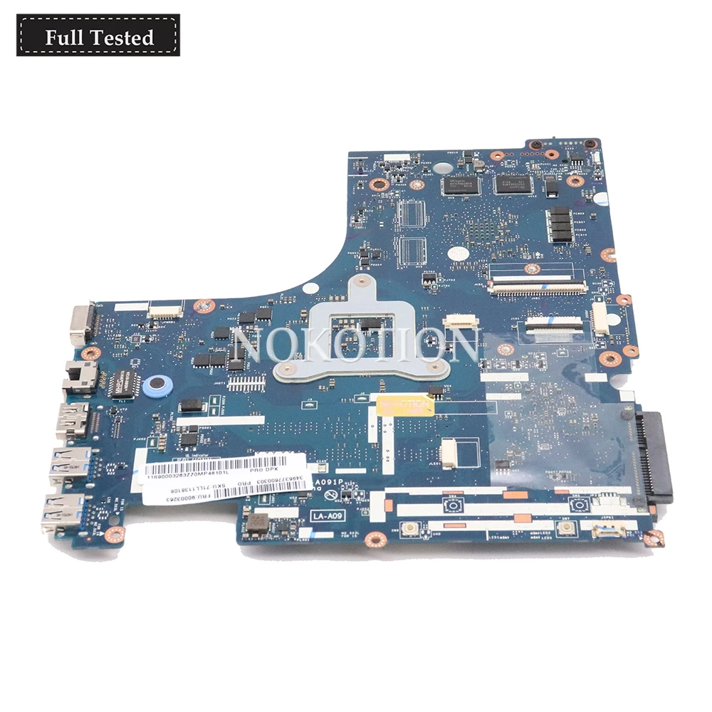 70% OFF  NOKOTION Laptop Motherboard For Lenovo G505S 15.6 VALGCGD LA-A091P R5 M230 2GB GPU DDR3 Main board 