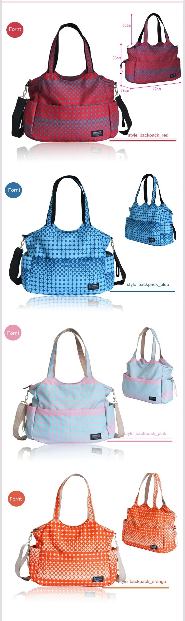 Новые модные Водонепроницаемые многофункциональные детские сумки для подгузников, большая Вместительная дорожная сумка для мамы, мамы, мамы