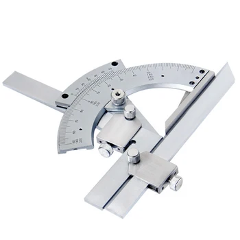 

Universal Bevel Protractor 0-320 Degrees Precision Angle Ruler Measuring Finder Ruler Adjustable Vernier Protractor