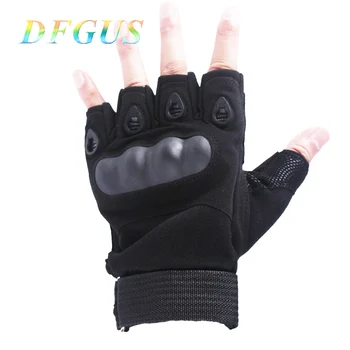 

Military Tactical Fingerless Gloves Army Shooting Paintball Airsoft Bicycle Motorcross Combat Hard Knuckle Half Finger Gloves