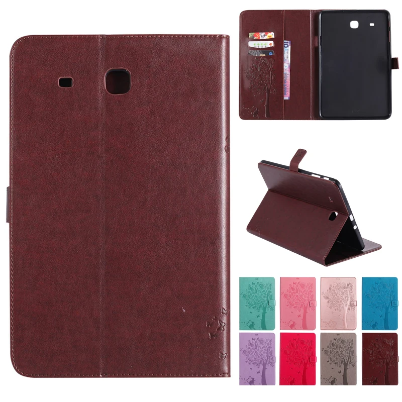 

SM-T560 High quality PU leather Stand Case For Samsung Galaxy Tab E 9.6 inch Cover T560 T561 SM-T561 Funda Tablet Flip Cases