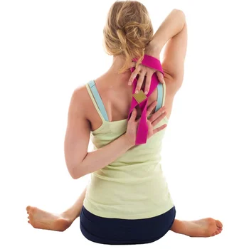 

Women Yoga Stretch Strap Belt Durable Exercise Gym Workout Rope Fitness Waist Belt Strap Band